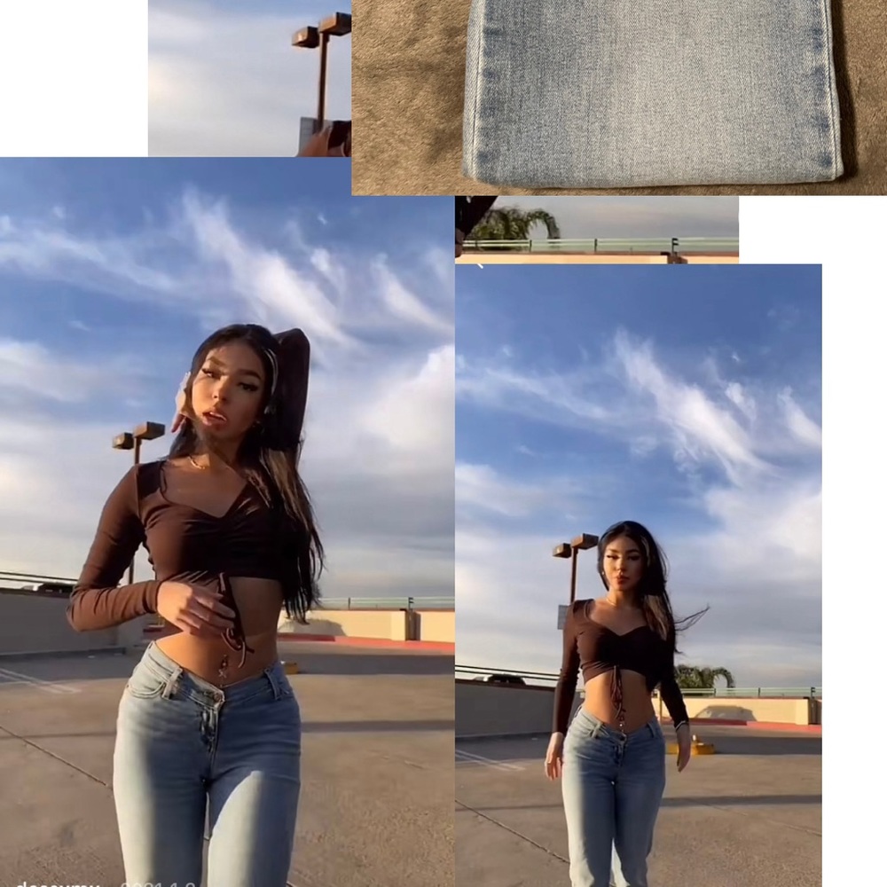 BLUE LOWRISE JEANS (if needed discounts comment )